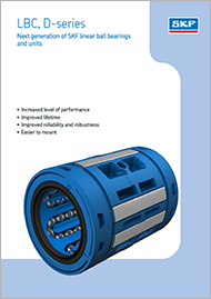 Линейные шариковые подшипники SKF LBC, D
