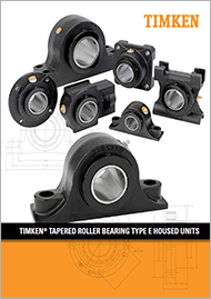 Подшипниковые узлы с роликовыми подшипниками Timken E