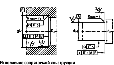 Подшипники упорно-радиальные с фланцем и расширенными допусками FAG